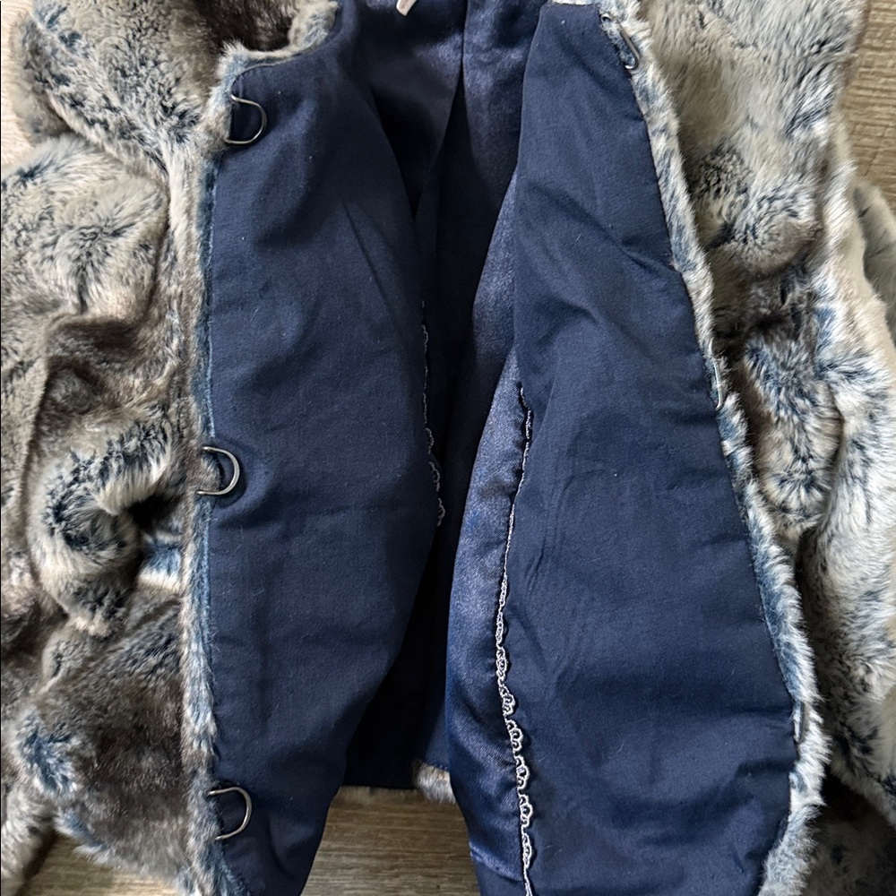 Free People Supernova Cropped Faux Fur Jacket S - Picture 7 of 7